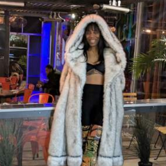 Winter Fashion Fomen's Fur Coat Long Hooded Women's Thick Thermal Coat Fluffy - Picture 16 of 16